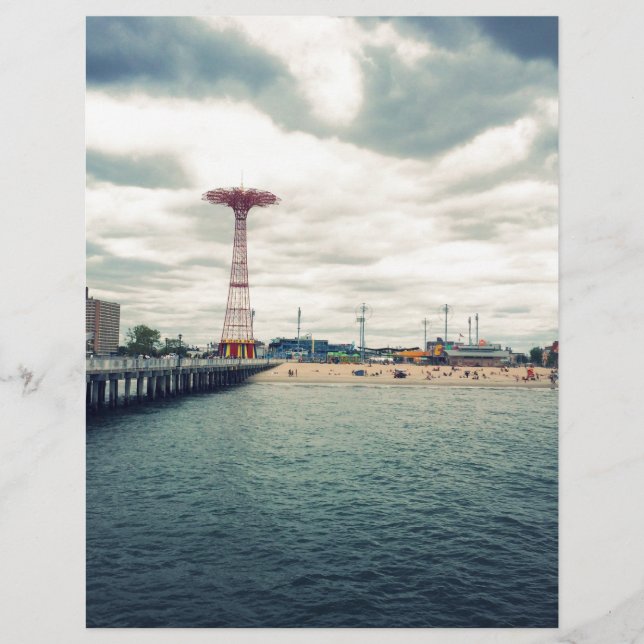 Coney Island Beach Panorama (Framsida)
