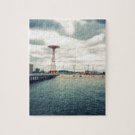 Coney Island Beach Panorama Pussel