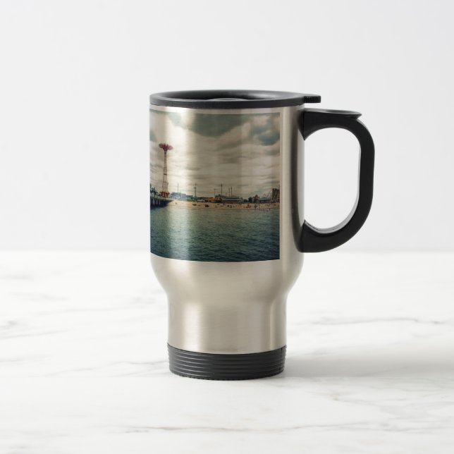 Coney Island Beach Panorama Resemugg (Höger)