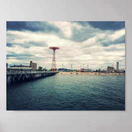 Coney Island Beach Poster