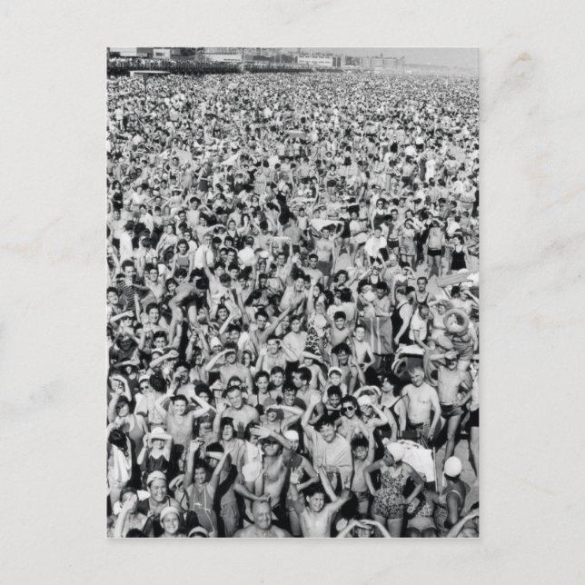 Coney Island Bright Beach Vykort (Framsida)