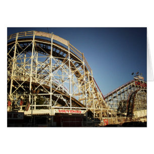 Coney Island Cyclone Roller Underlägg, Brooklyn Hälsningskort