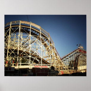 Coney Island Cyclone Roller Underlägg, Small Poster