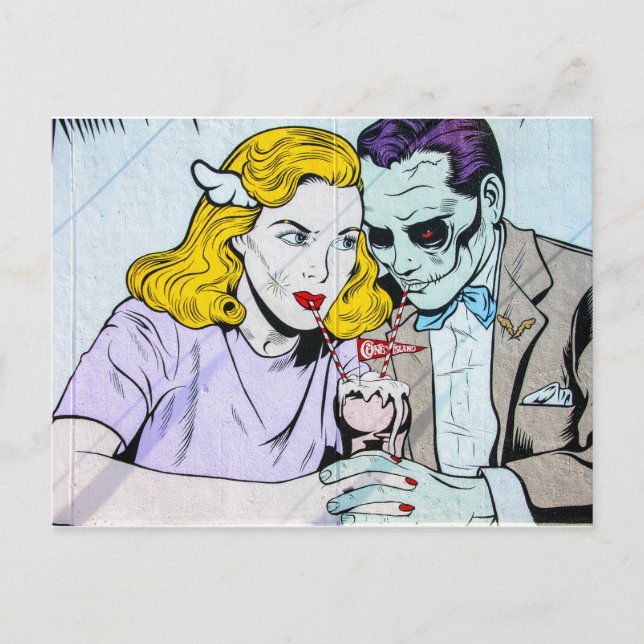 Coney Island Milkshake (New York, NY) Vykort (Framsida)