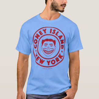 Coney Island New York City Red Steeplechase Ansikt T Shirt