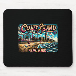 Coney Island New York Resa Sommar Familjeutflykt Musmatta