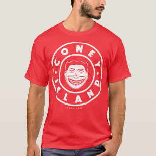 Coney Island New York Steeplechase Ansikte Circle T Shirt
