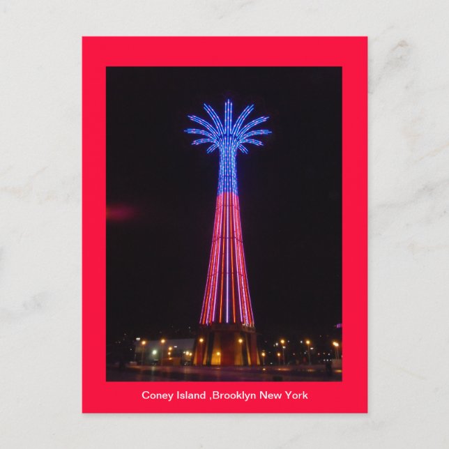 Coney Island Postcard Vykort (Framsida)
