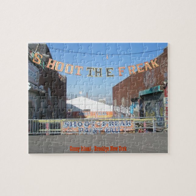 Coney Island Shoot the Freak Puzzle Pussel (Horisontell)