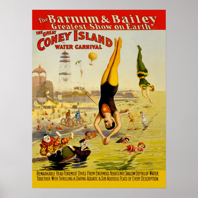 Coney Island Sideshow Poster (Framsidan)