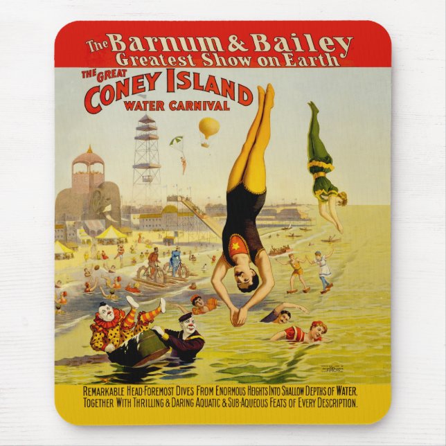 Coney Island Sideshow Poster Musmatta (Framsidan)