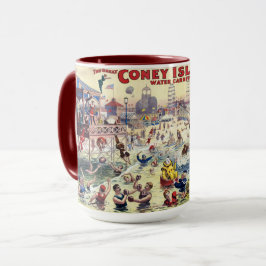 Coney Island Vatten Carnival, 1898 Mugg