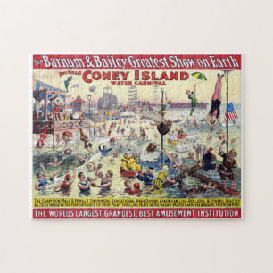 Coney Island Vatten Carnival, 1898 Pussel