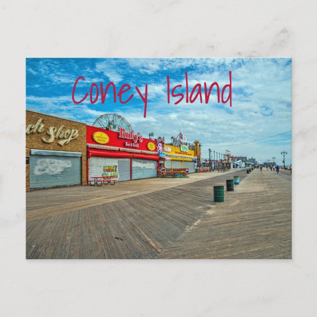 Coney Island Vykort (Framsida)
