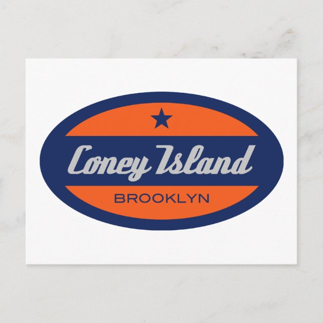 Coney Island Vykort (Framsida)