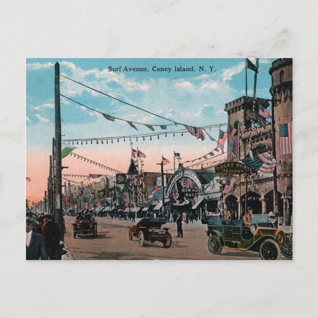 Coney Island Vykort (Framsida)