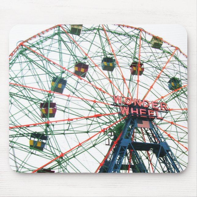 Coney Island  Wheel Brooklyn New York City Musmatta (Framsidan)