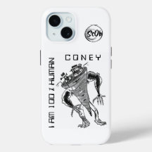 CONEY Robot iPhone 15-fodral