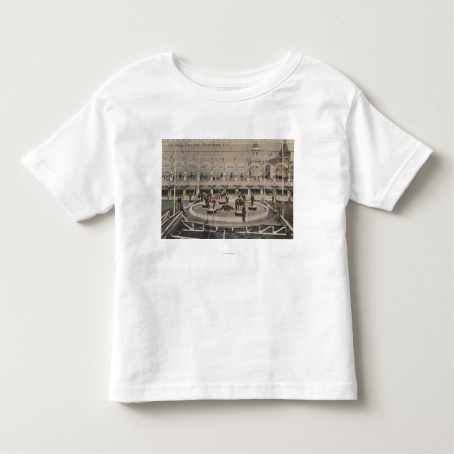 Coneyö, NY - den Luna Park cirkusen agerar Tee Shirt (Framsida)