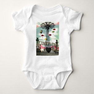 ConeyöLuna Park nöjesfält ny Brooklyn Tee