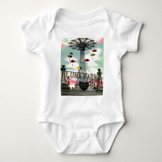 ConeyöLuna Park nöjesfält ny Brooklyn Tee (Framsida)