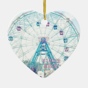 ConeyöWonderwheel pariserhjul i sommar Julgransprydnad Keramik