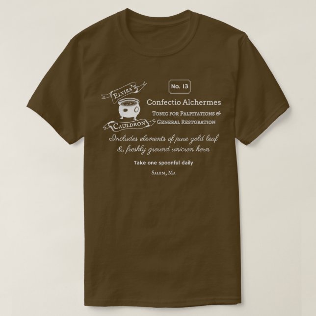 Confectio Alchermes Potion T Shirt (Design framsida)