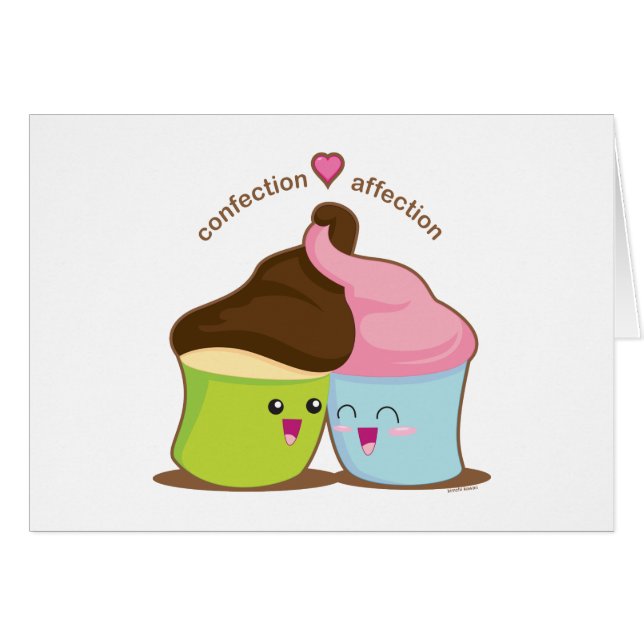Confection Afffection Hälsningskort (Framsidan Horizontal)