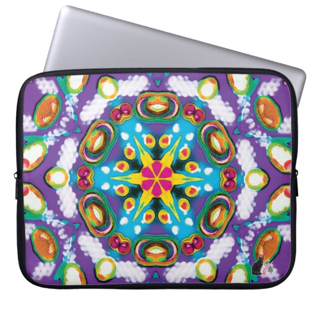 Confection Kaleidoscope Laptop sleeve (Framsidan)