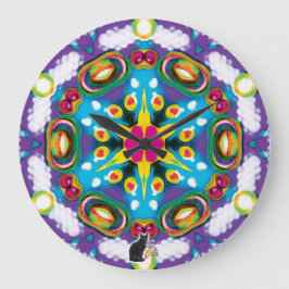 Confection Kaleidoscope Stor Klocka