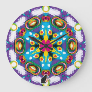 Confection Kaleidoscope Stor Klocka