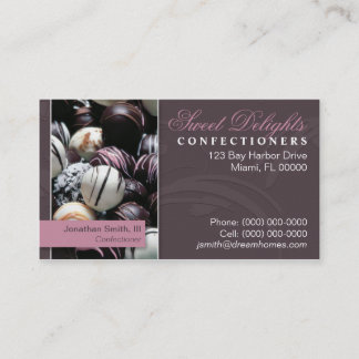 Confectionervisitkort Visitkort