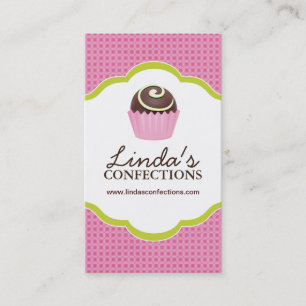Confectionsvisitkortmall Visitkort