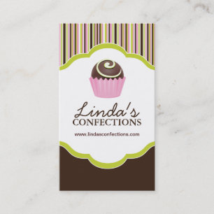 Confectionsvisitkortmall Visitkort