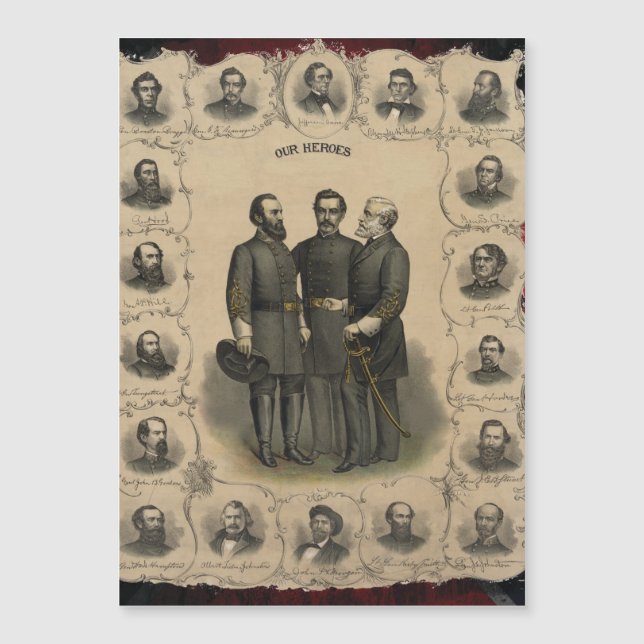 Confederate Generals Civil Krig 🎖️ ⚔️ Heroes (Framsida)