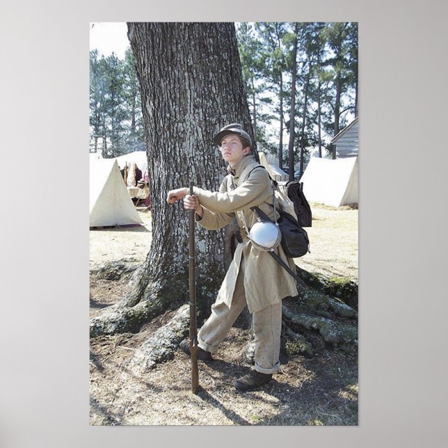 Confederate Soilder Poster (Framsidan)