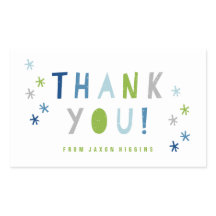 Confetti Bash | Tacksjälvhäftande etikett för barn