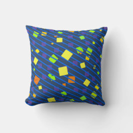 Confetti Blue Decorative Dekorativ kudde