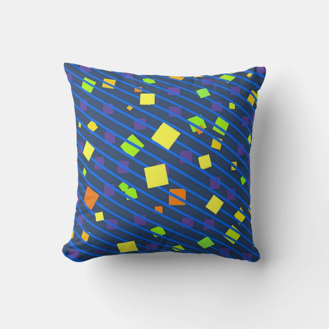 Confetti Blue Decorative Dekorativ kudde (Framsida)