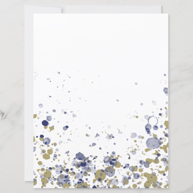 Confetti Blue Guld (Framsida)
