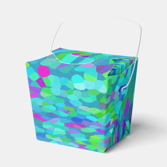 Confetti Blues Fringe Presentaskar (Framsidan Sidan)
