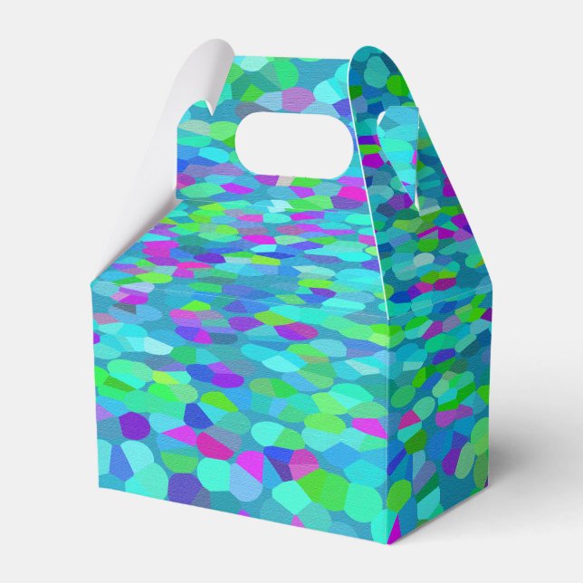 Confetti Blues Fringe Presentaskar (Framsidan Sidan)