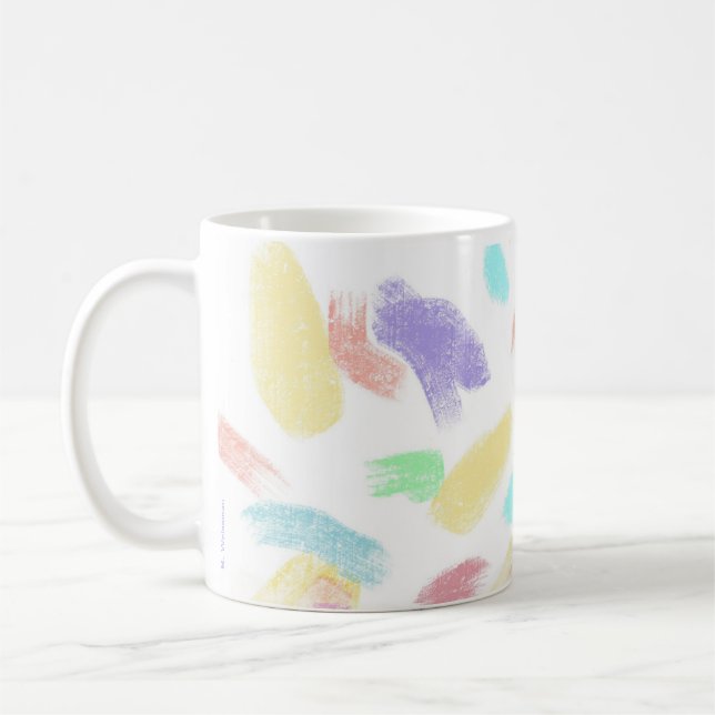 ’CONFETTI’ Classic Mugg, 11 oz Kaffemugg (Vänster)
