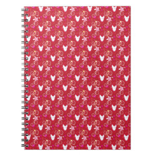 Confetti Diamond Bull Terrier Anteckningsbok Med Spiral