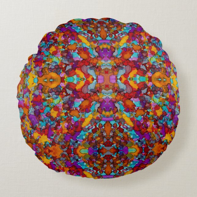 Confetti Dream Rund Kudde (Framsidan)