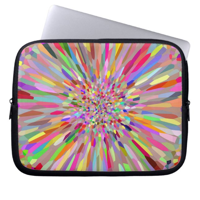 Confetti Flower Summer Laptop Sleeve (Framsidan)