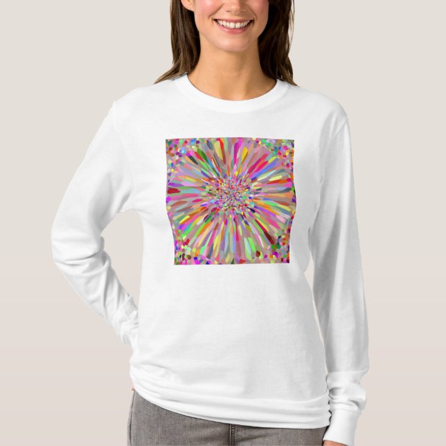 Confetti Flower Summer T Shirt (Framsida)
