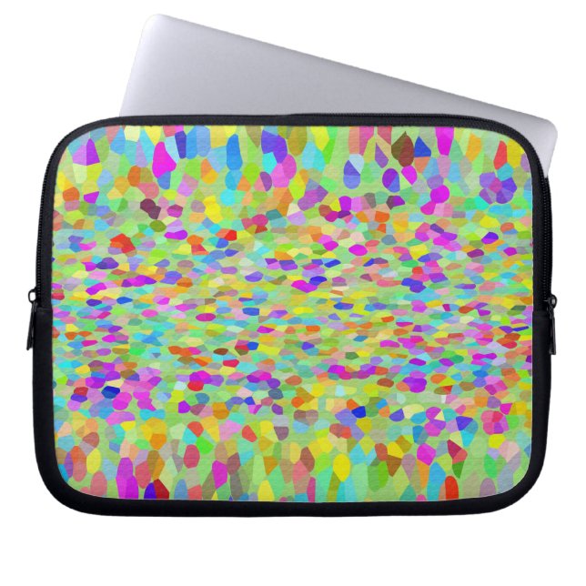 Confetti Garden Fringe Laptop Sleeve (Framsidan)