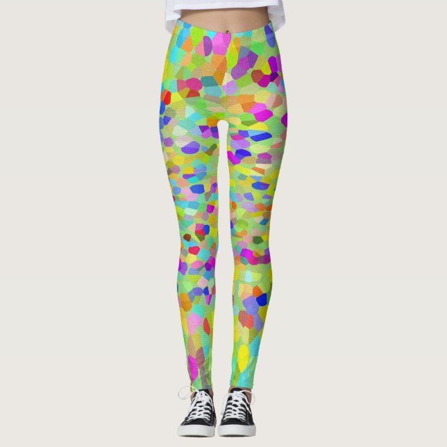 Confetti Garden Fringe Leggings (Framsida)