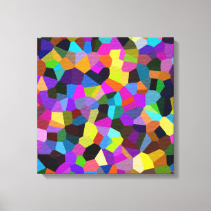 Confetti Jewel Tones Canvastryck